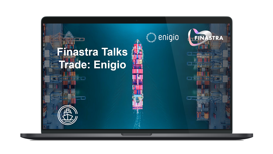 Cover image of "Finastra Talks Trade: Enigio" Video