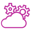 Cloud solution icon