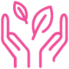 Open, openness, nature, nurturing icon