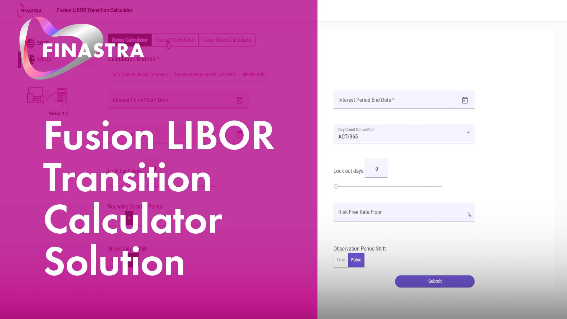 Image of Fusion LIBOR Calculator Demo