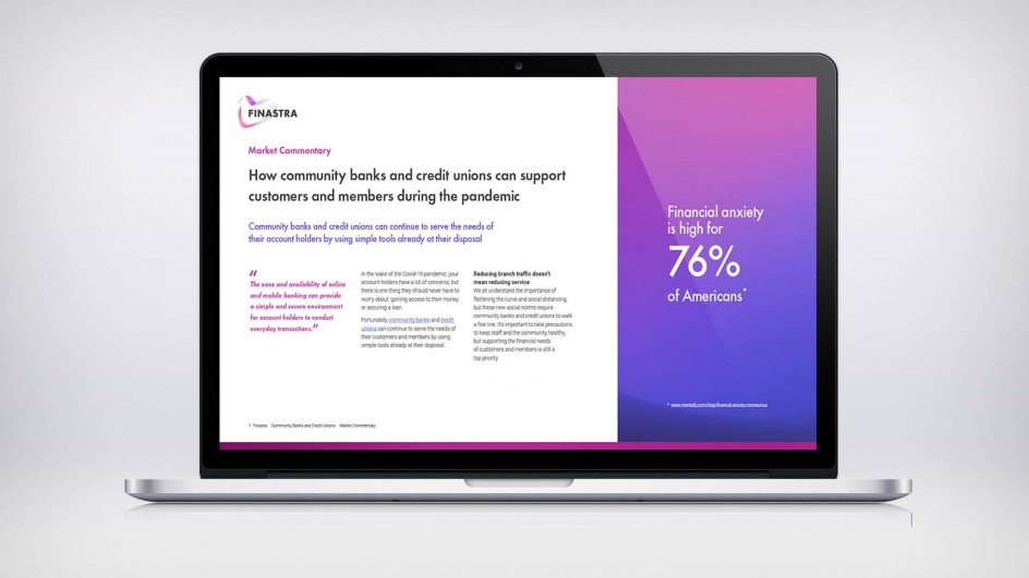 How community banks and credit unions can support customers and members during the pandemic