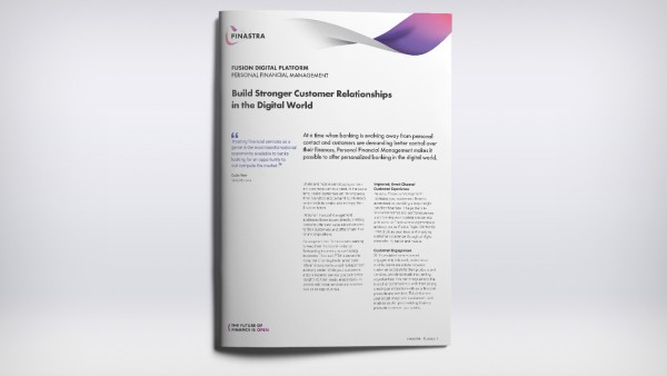 Fusion Digital Platform - Personal Finance Management (Factsheet)