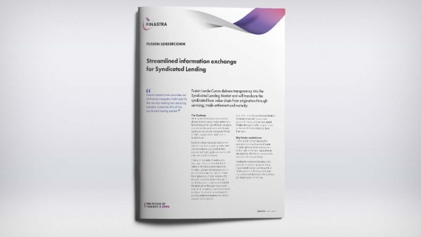 Fusion LenderComm: Streamlined Information Exchange for Syndicated Lending Fusion LenderComm: Streamlined Information Exchange for Syndicated Lending