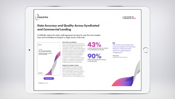 Connected Commercial Lending: Data Accuracy and Quality Across Syndicated and Commercial Lending Connected Commercial Lending: Data Accuracy and Quality Across Syndicated and Commercial Lending