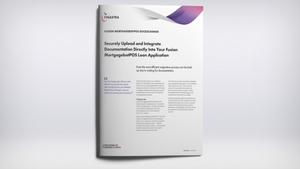 Fusion MortgagebotPOS - DocExchange Fusion MortgagebotPOS - DocExchange
