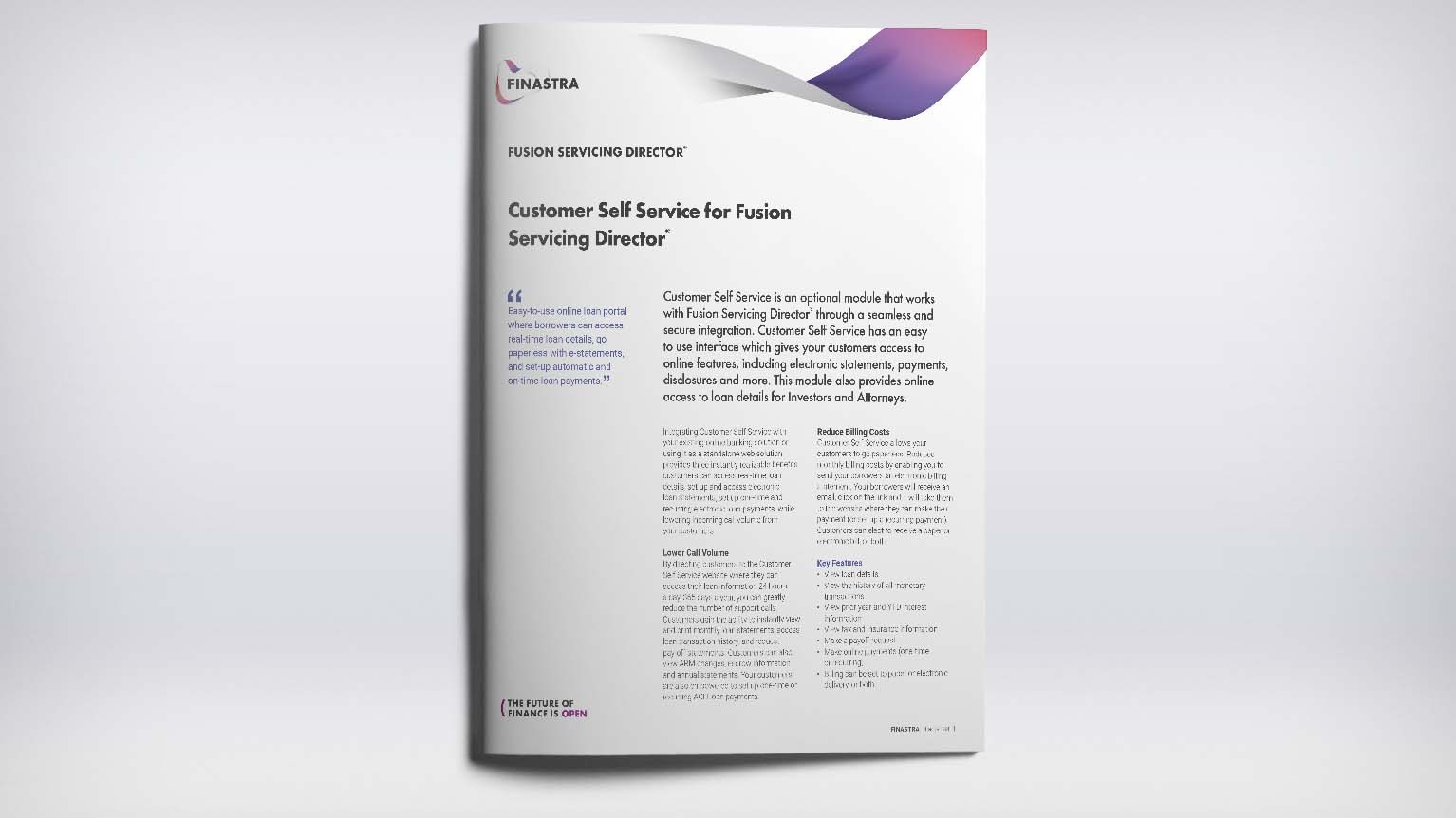 Fusion Servicing Director - Customer Self-Service Fusion Servicing Director - Customer Self-Service
