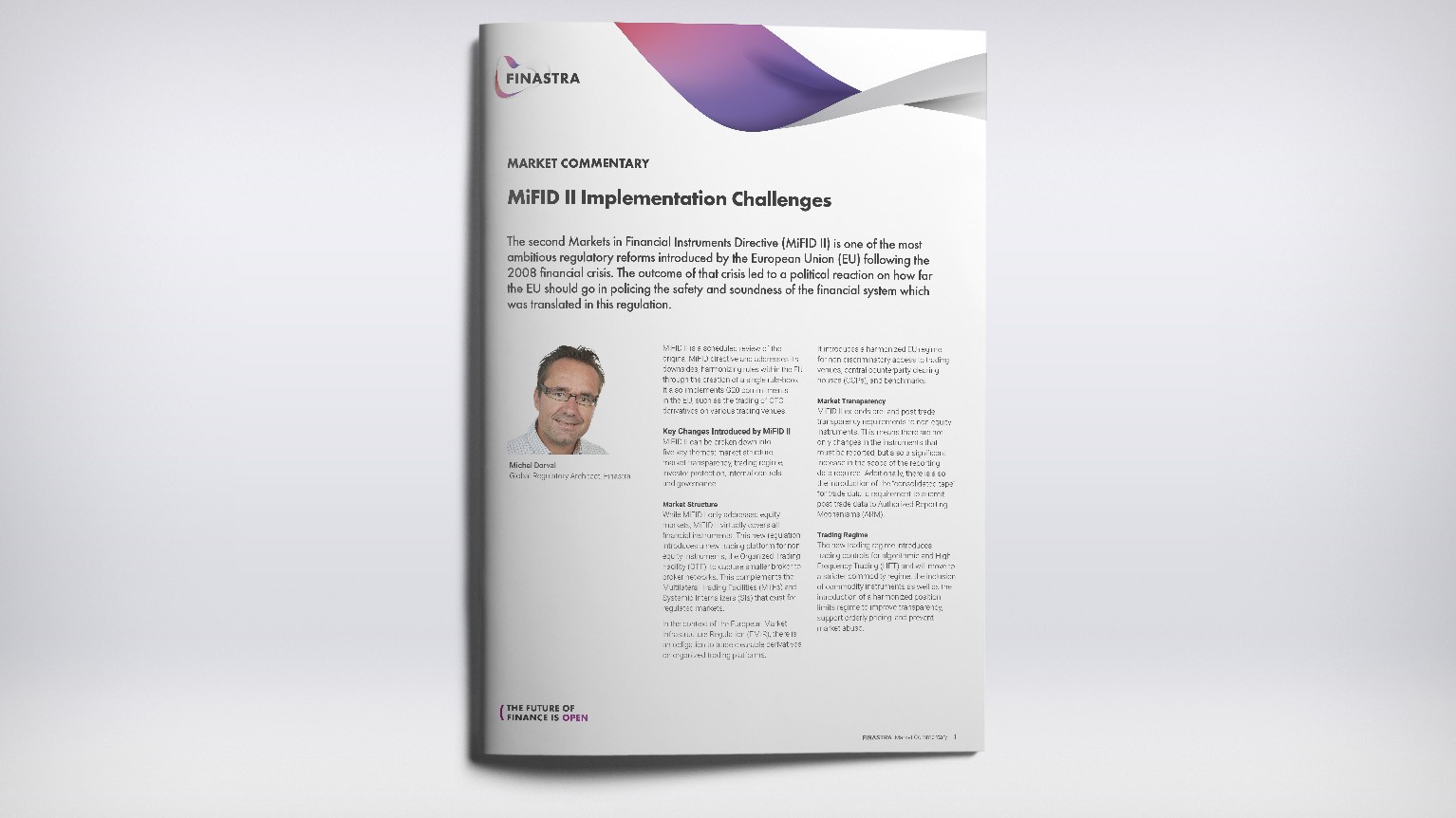 MiFID II Implementation Challenges MiFID II Implementation Challenges