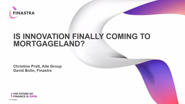 Is Innovation Finally Coming to Mortgageland? Is Innovation Finally Coming to Mortgageland?