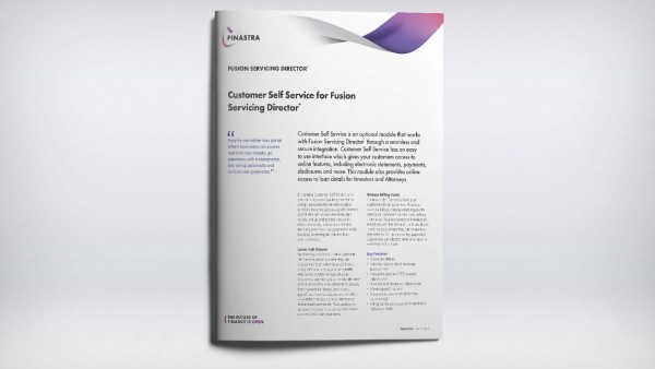 Fusion Servicing Director - Customer Self-Service Fusion Servicing Director - Customer Self-Service