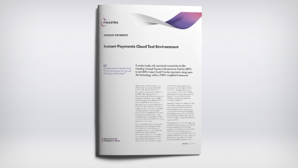 Finastra European Instant Payments Cloud Test Factsheet