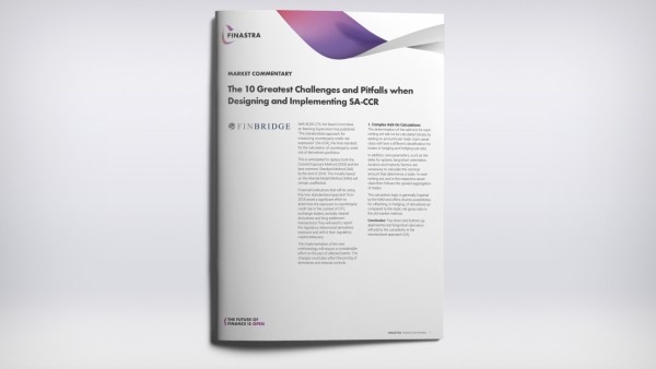 The 10 Greatest Challenges and Pitfalls when Designing and Implementing SA-CCR The 10 Greatest Challenges and Pitfalls when Designing and Implementing SA-CCR