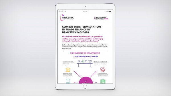Combat Disintermediation in Trade Finance by Demystifying Data (Infographic) Combat Disintermediation in Trade Finance by Demystifying Data (Infographic)