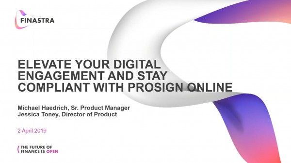 Elevate Your Digital Engagement and Stay Compliant with ProSign Online Elevate Your Digital Engagement and Stay Compliant with ProSign Online