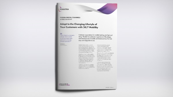 Fusion Digital Channels - Mobile Banking (Factsheet) Fusion Digital Channels - Mobile Banking (Factsheet)