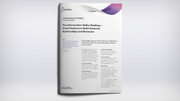 Fusion Digital Channels - Online Banking (Factsheet)