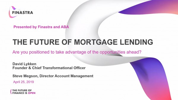 The Future of Mortgage Lending with David Lykken The Future of Mortgage Lending with David Lykken