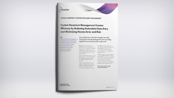 Fusion LaserPro’s Custom Document Management