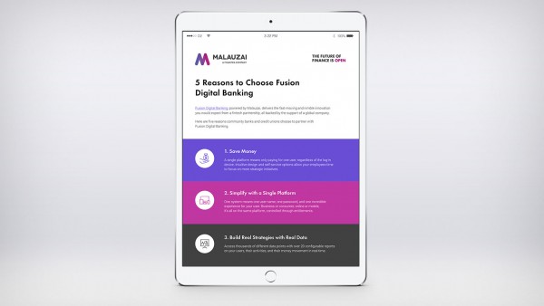 5 Reasons to Choose Fusion Digital Banking 5 Reasons to Choose Fusion Digital Banking