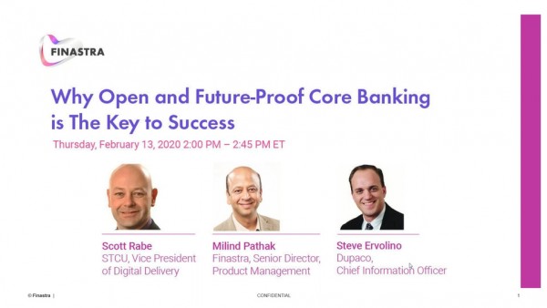 Open and future-proof core banking Open and future-proof core banking
