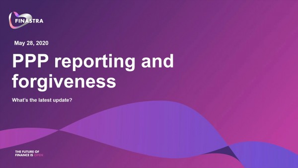 PPP reporting and forgiveness PPP reporting and forgiveness