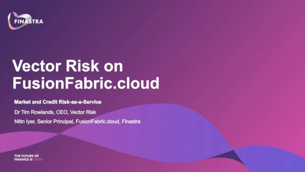 How to automate credit and market risk calculations Presentation slideshow cover page with ribbon