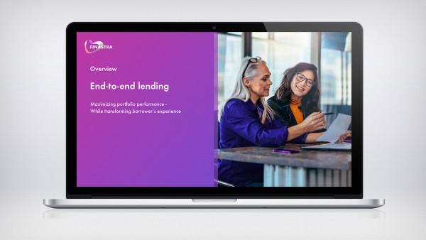 End-to-end Lending Two women looking at paper
