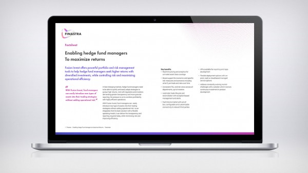 Fusion Invest for Hedge Funds (Factsheet) Cover of Factsheet