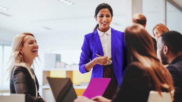 How Finastra’s Next Gen services can support clients through the LIBOR transition Woman with team