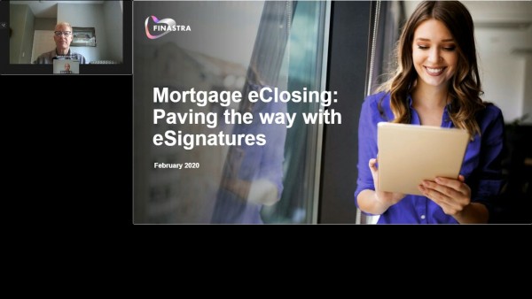 Mortgage eClosing: Paving the way with eSignatures Image of woman with tablet at window