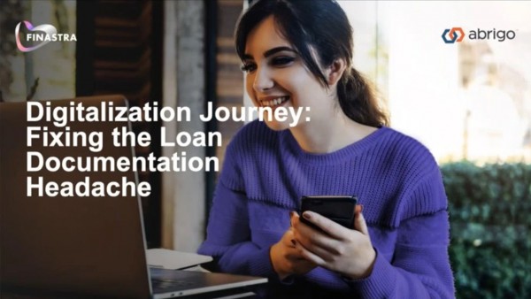 Digitalization journey: Fixing the loan documentation headache Image of woman with smart phone