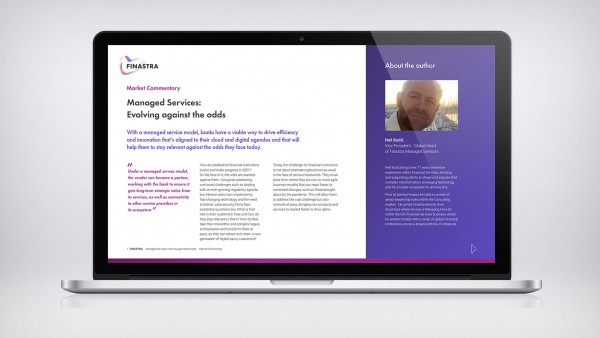Managed Services: Evolving against the odds Image of laptop with Market Insight