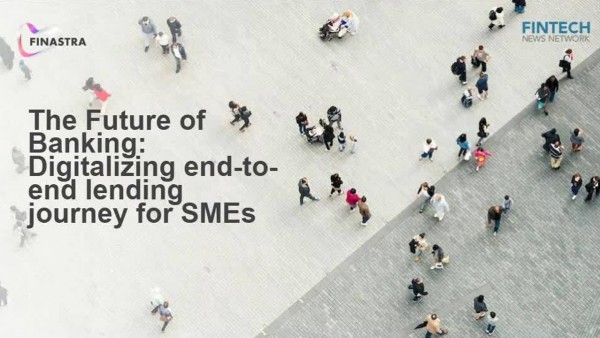 The Future of Banking: Digitalizing end-to-end lending journey for SMEs Image of top down view of people walking