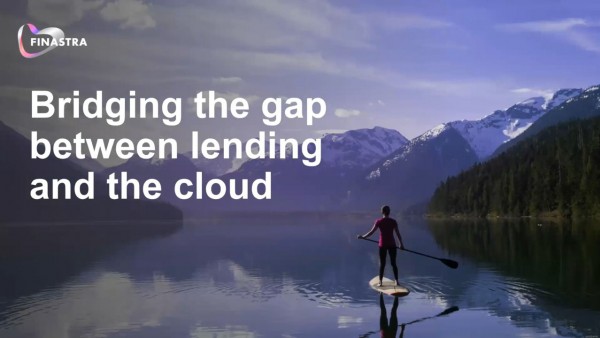 Bridging the gap between lending and the cloud Woman paddle boarding on lake
