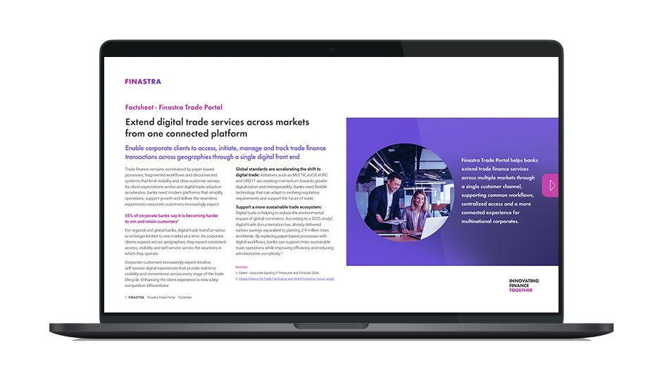 Image of laptop with cover slide for the "Moving beyond country-specific digital channels" factsheet
