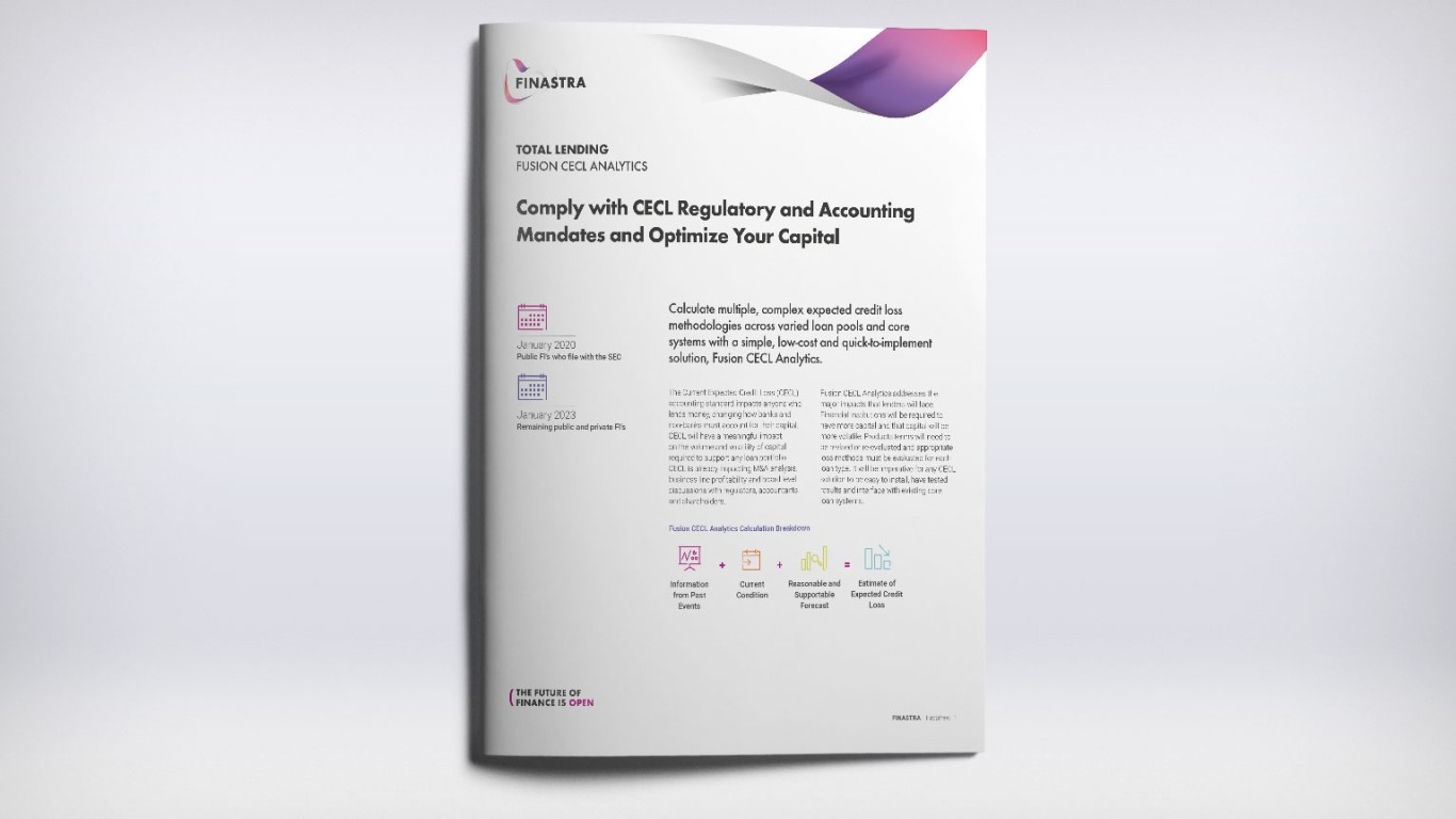 Fusion CECL Analytics Factsheet