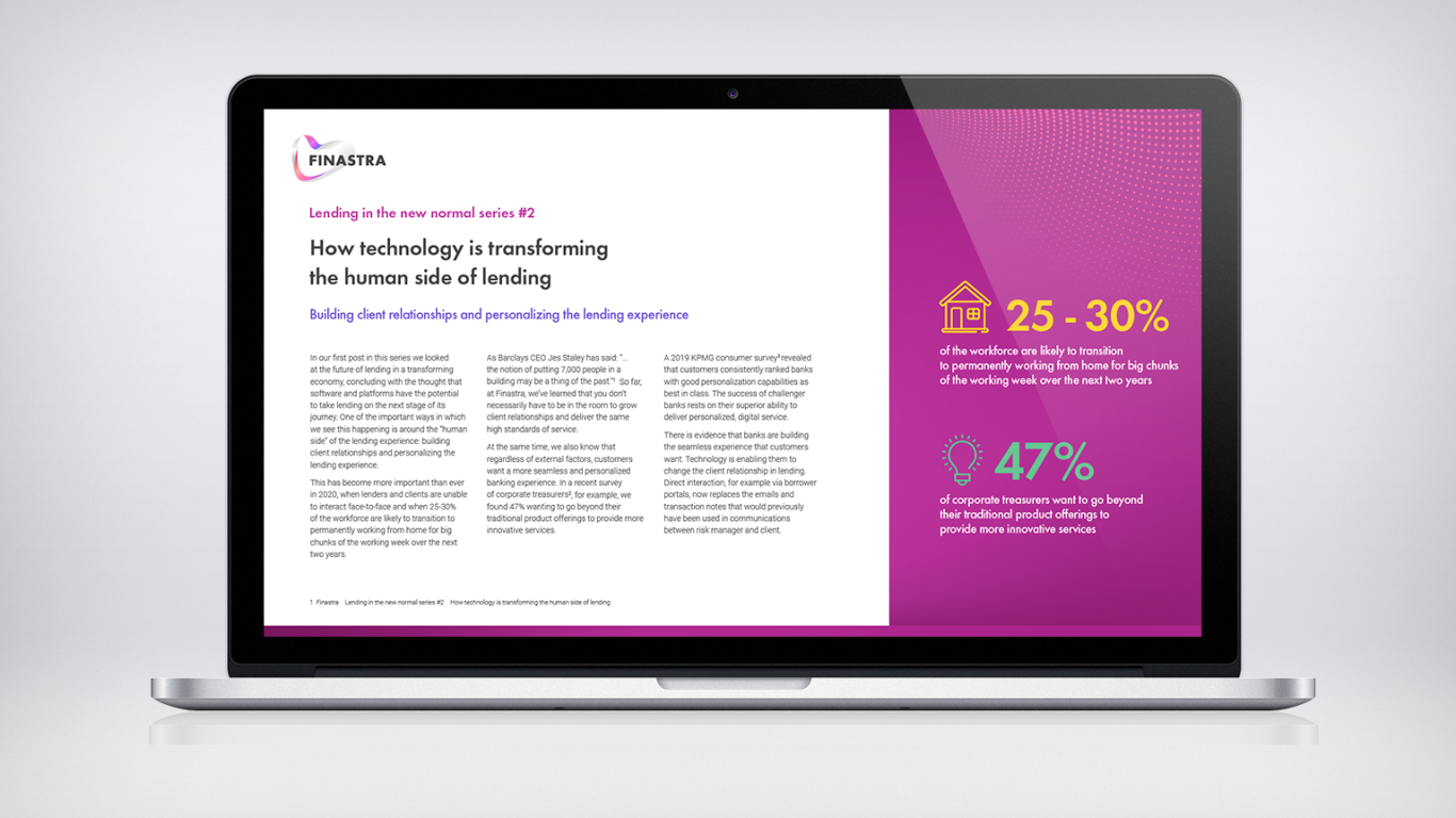 How technology is transforming the human side of lending