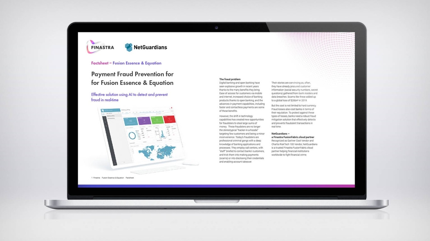 NetGuardians Fraud Prevention for Fusion (Factsheet)