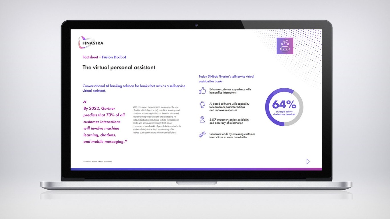 Image of laptop with factsheet