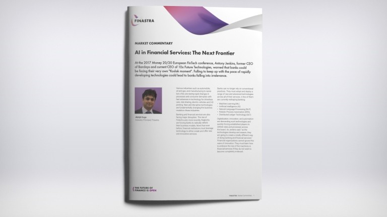 AI in Financial Services: The Next Frontier