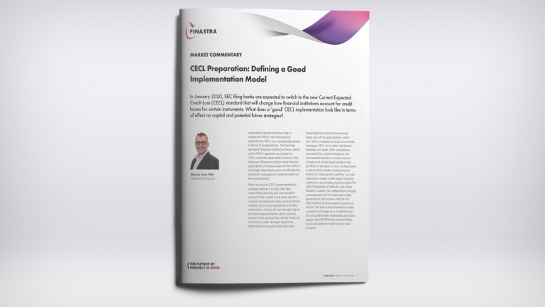 Volume 6 CECL Defining a Good Implementation Model