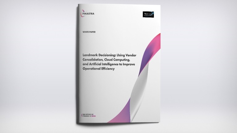 Landmark Decisioning: Using Vendor Consolidation, Cloud Computing, and Artificial Intelligence to Improve Operational Efficiency