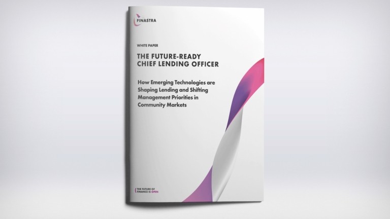 The Future-Ready Chief Lending Officer, How Emerging Technologies are Shaping Lending and Shifting Management Priorities in Community Markets