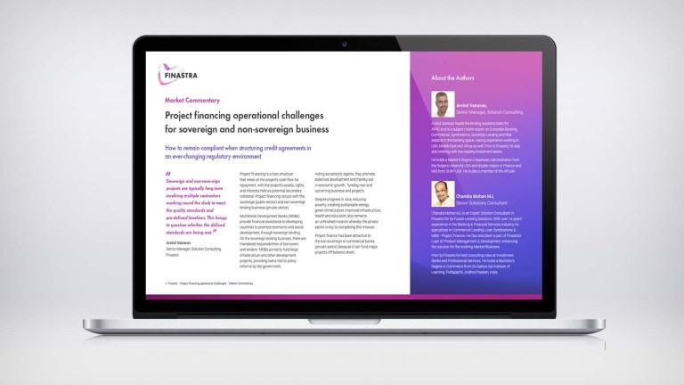Project financing operational challenges for sovereign and non-sovereign business