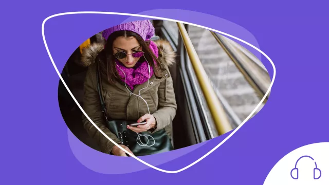 Woman with phone