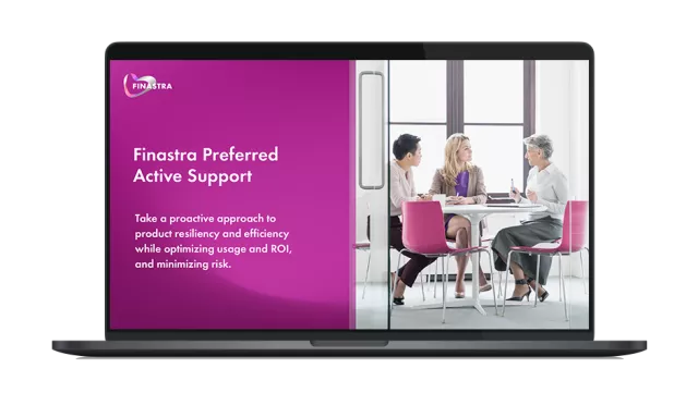 Laptop with image of people at table