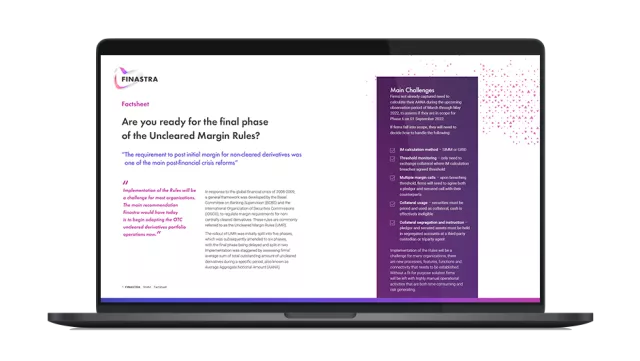 Are you ready for the final phase of the Uncleared Margin Rules?