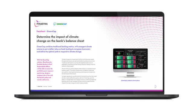 Image of laptop with cover slide for GreenCap factsheet