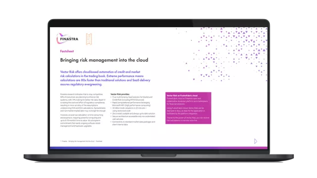 Image of laptop with cover slide for Vector Risk factsheet
