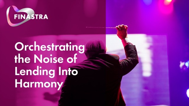 Cover slide of "Orchestrating the noise of lending into harmony" Webinar