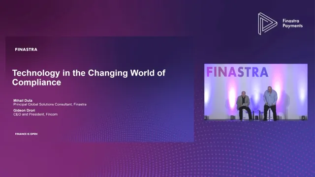 Cover of "Technology in the changing world of compliance" video